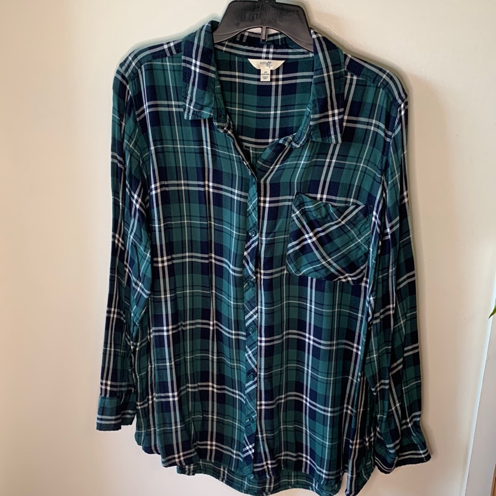 Terra & Sky Plaid Tunic